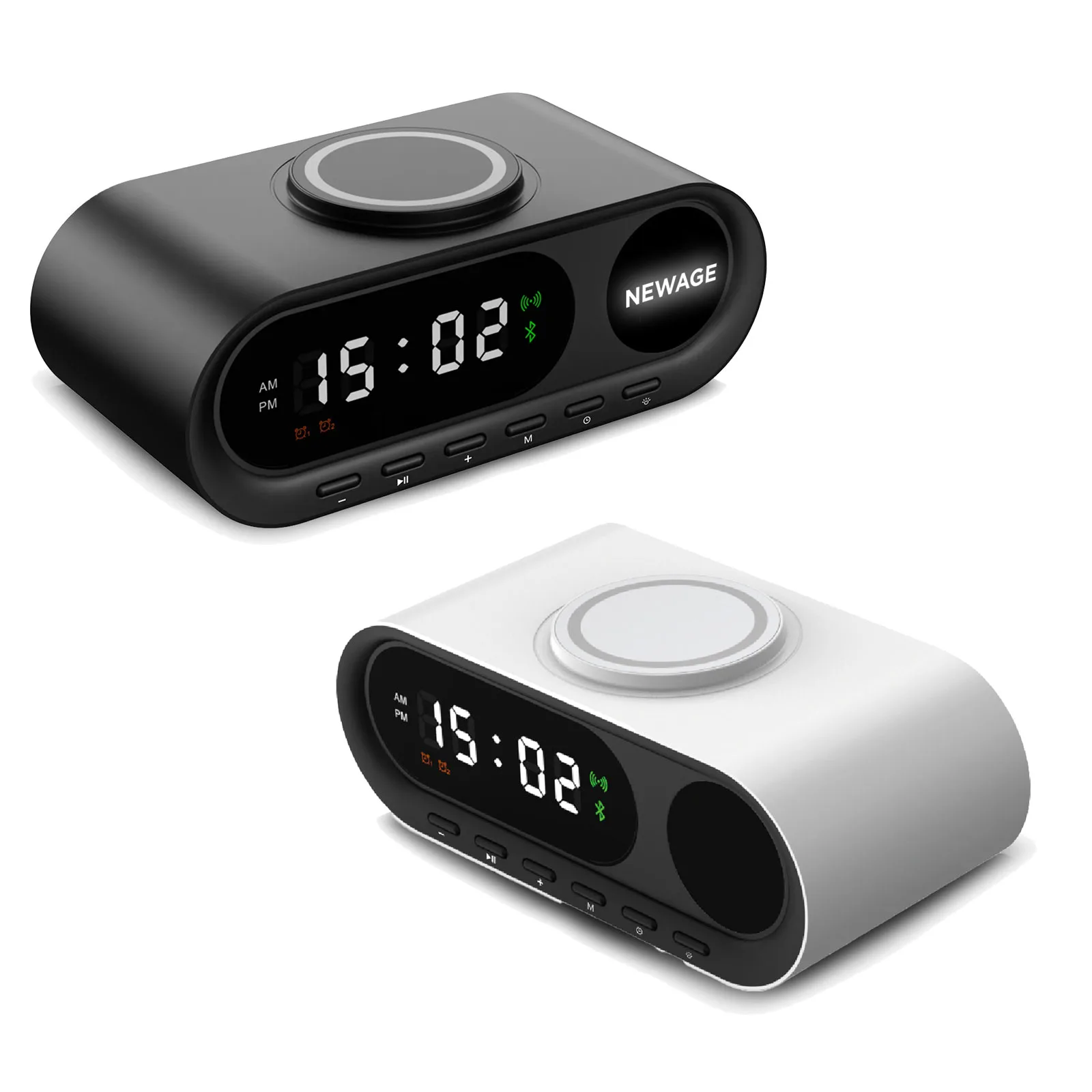 MELODİ SİYAH WIRELESS ŞARJ STANDI VE HOPARLÖR