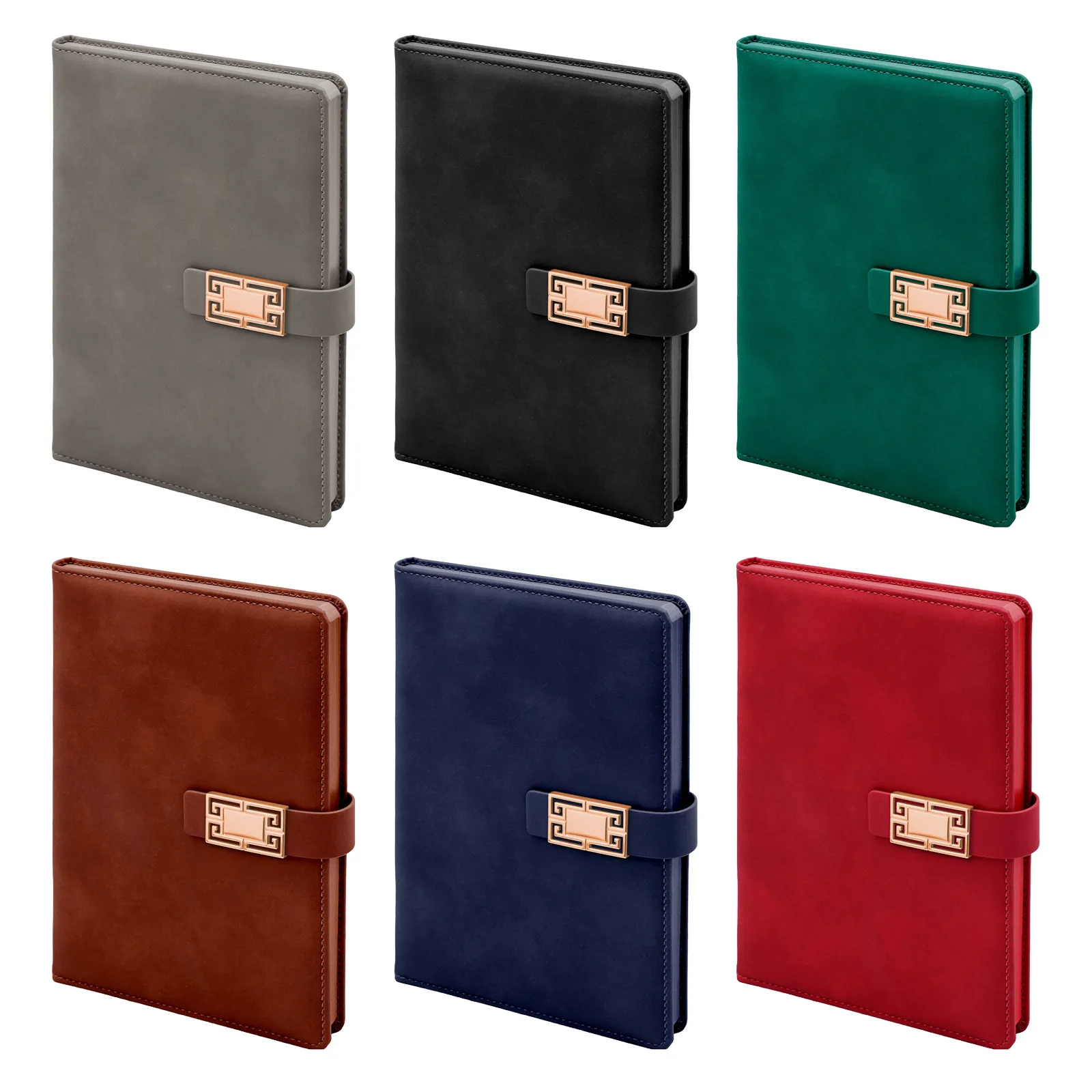 ÖVEÇLER SİYAH TARİHSİZ DEFTER (15X21 CM)