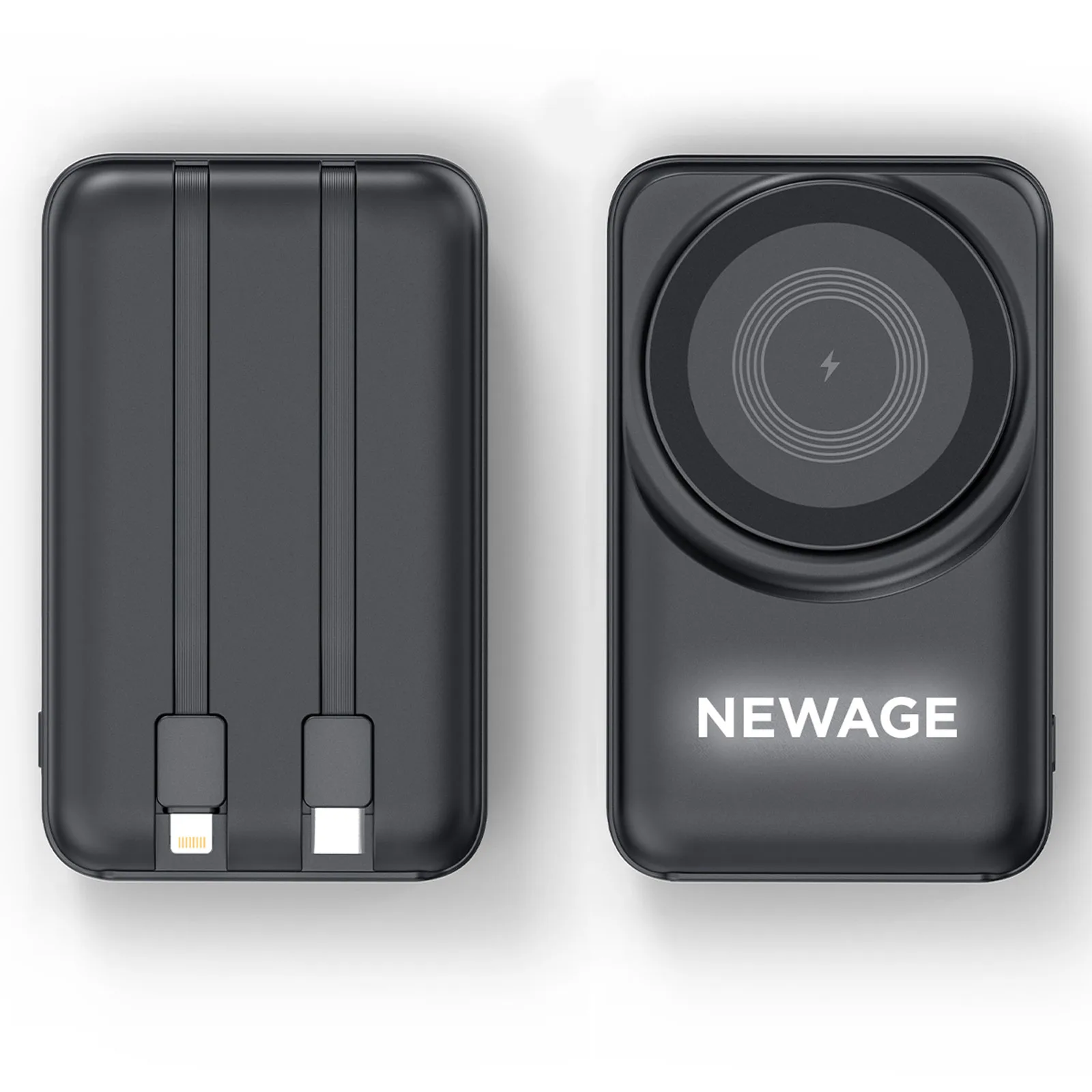 KÜÇÜKLER 10.000 MAH SİYAH MAGSAFE  ve  WIRELESS POWERBANK